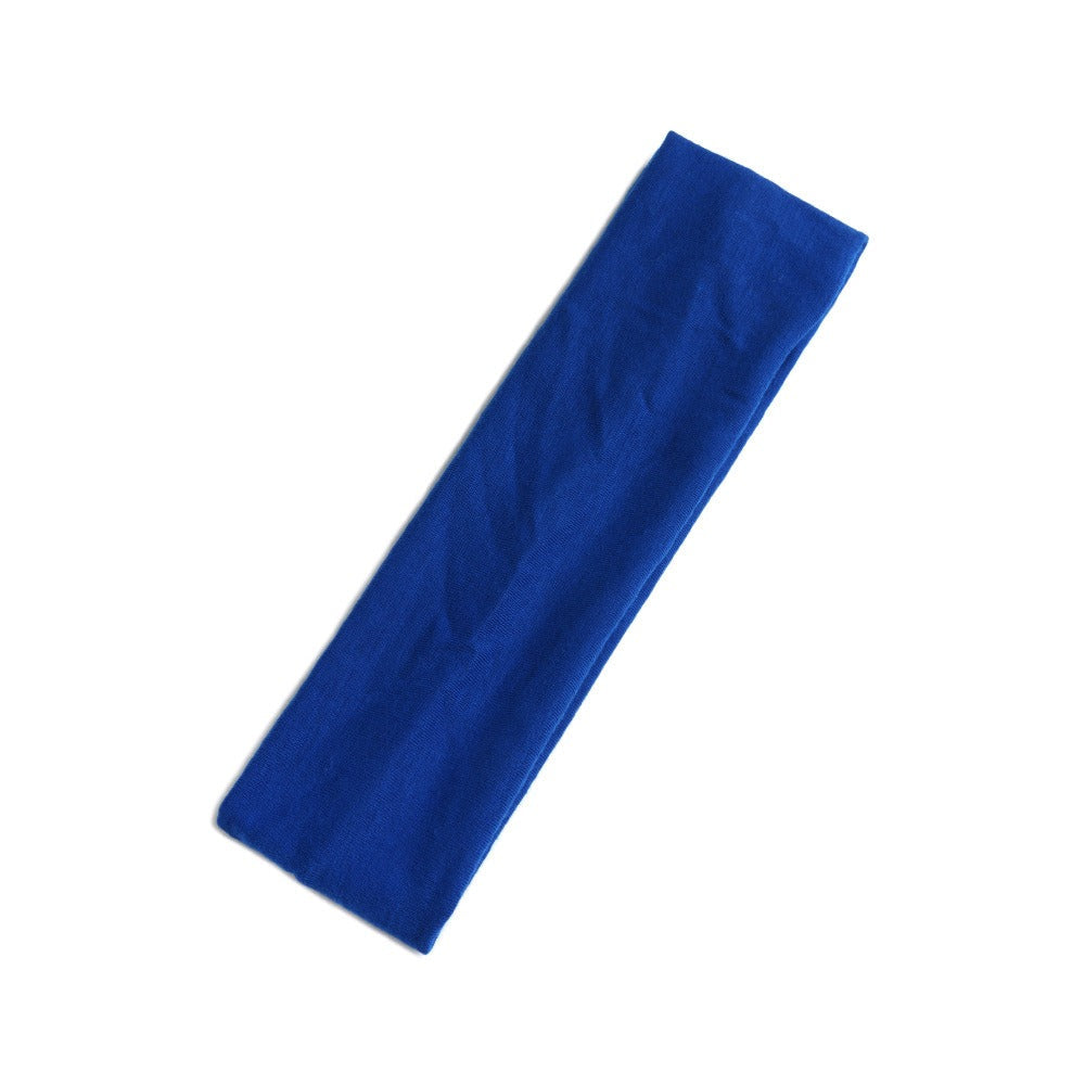 Simple Sports Headband Running Sports Anti Sweating Yoga Headband Unisex Solid Color Single Loop Headband
