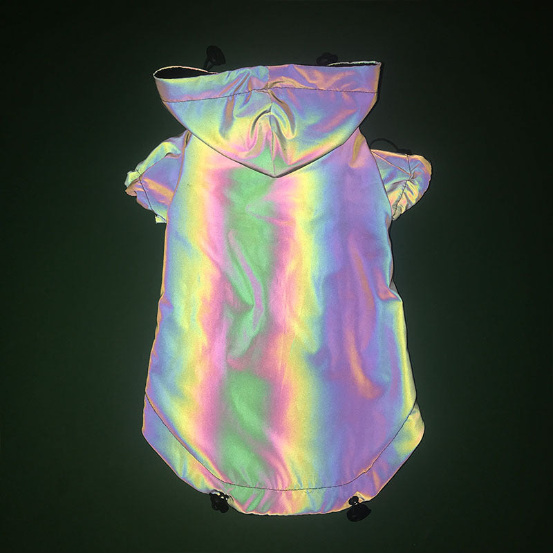 Pet Thickened Reflective Cotton Jacket Rash Coat