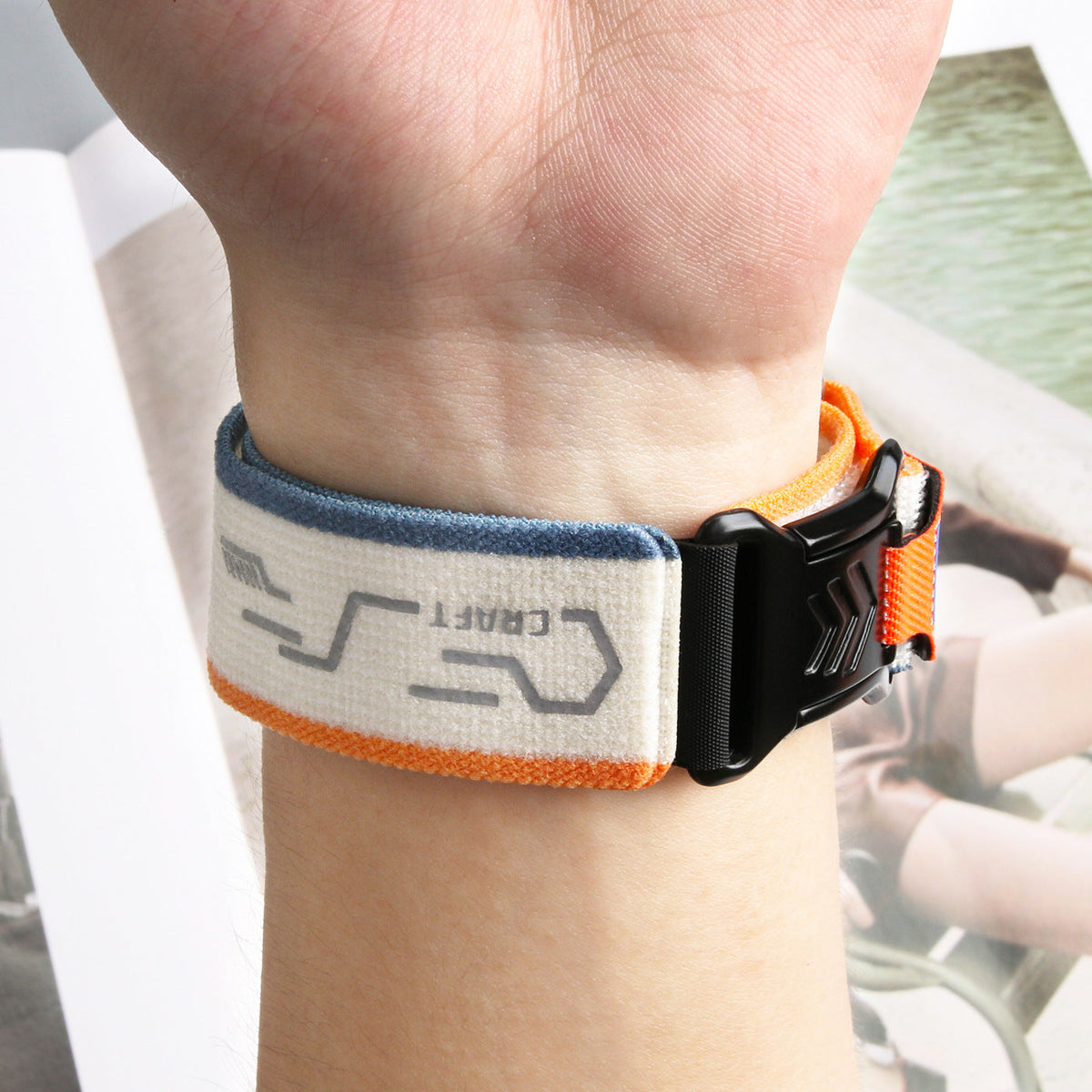 New-style Wild Trail Nylon Velcro Watch