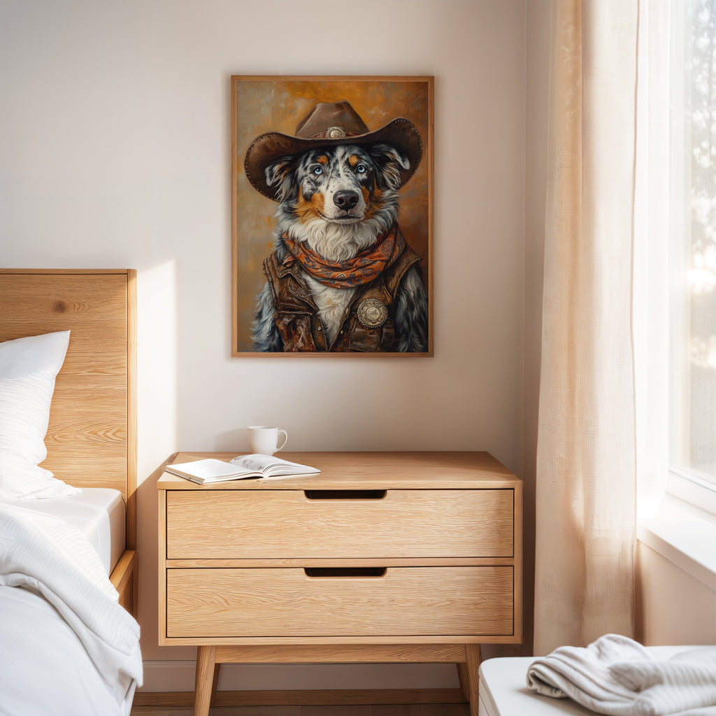 Australian Shepard Sheriff of the Painted Plains