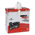 Brawny Lightweight Disposable Shop Towels, 9.1 x 12.5, White, 2,000/Carton