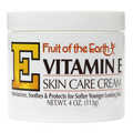 Fruit of the Earth Vitamin E Skin Care Cream 4 Oz
