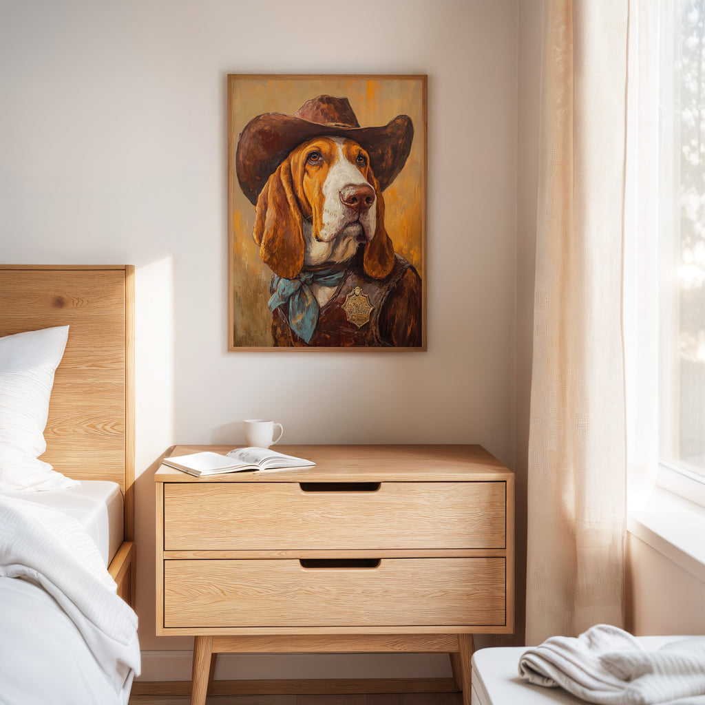 Basset Hound Frontier Sheriff