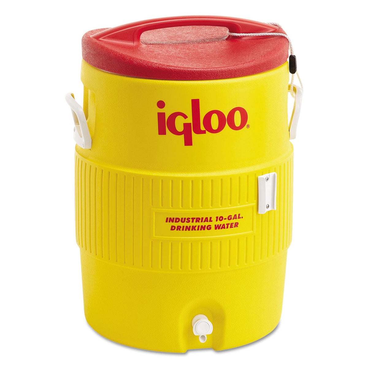 Igloo 400 Series Water Cooler, 10 gal, 16 dia  x 23.5 h, /Red