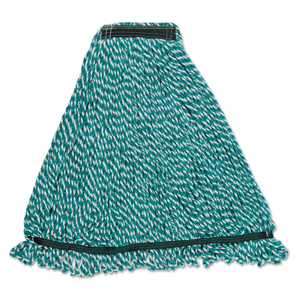 Rubbermaid Web Foot String Mop Heads, Microfiber, Green, Medium, 1-in. Green Headband