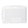 Durable Replacement Card Holder, Vertical/Horizontal, Polystyrene, 10/Pack