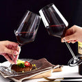 1500ml 50oz Hotel Home Elegant Hand Blown Clear Crystal U Shape Wine Decanter Set with 4 glasses For Vodka Tequila