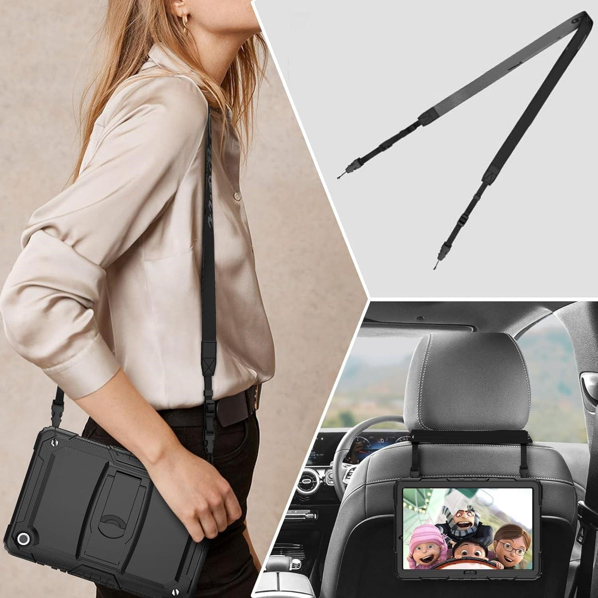 Samsung Galaxy Tab A11+ / Tab A9+ Case - Heavy-Duty, Kickstand | Raider Series