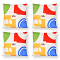 18 x 18 Inch Inches Square Throw Pillows with Removable and Washable Velvet Pillow Cases