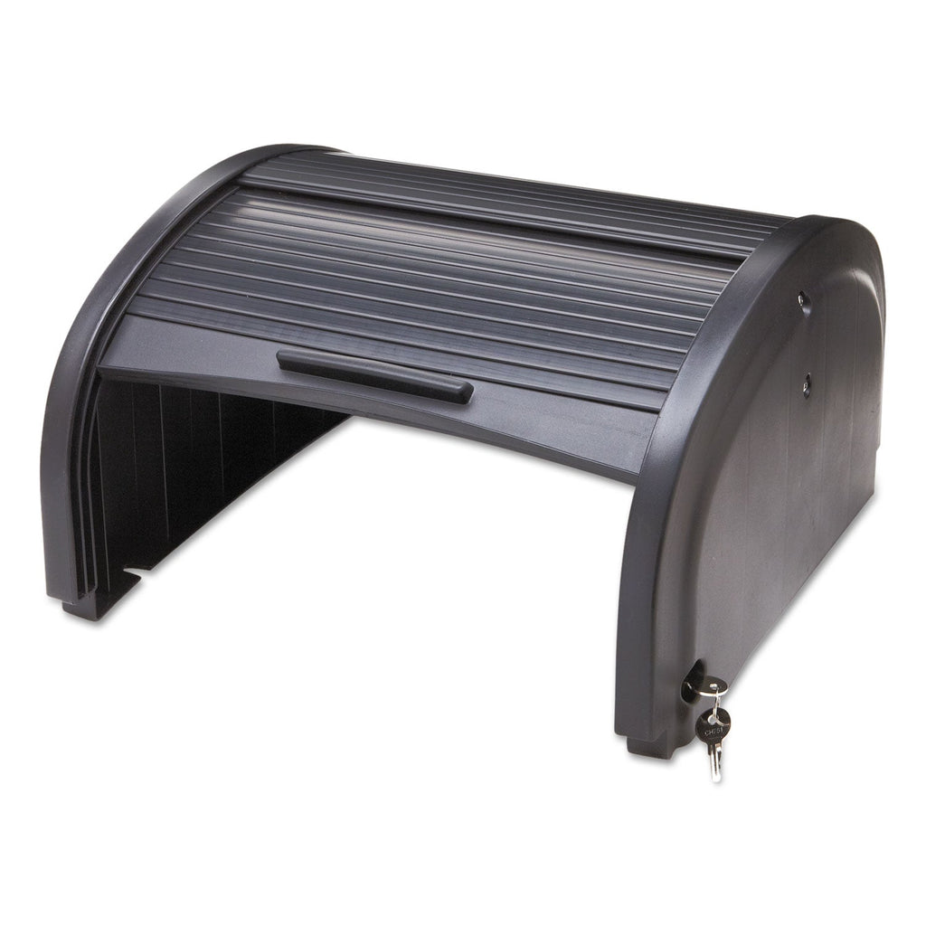 Rubbermaid Locking Security Hood, 17.75w x 10.3h, Black