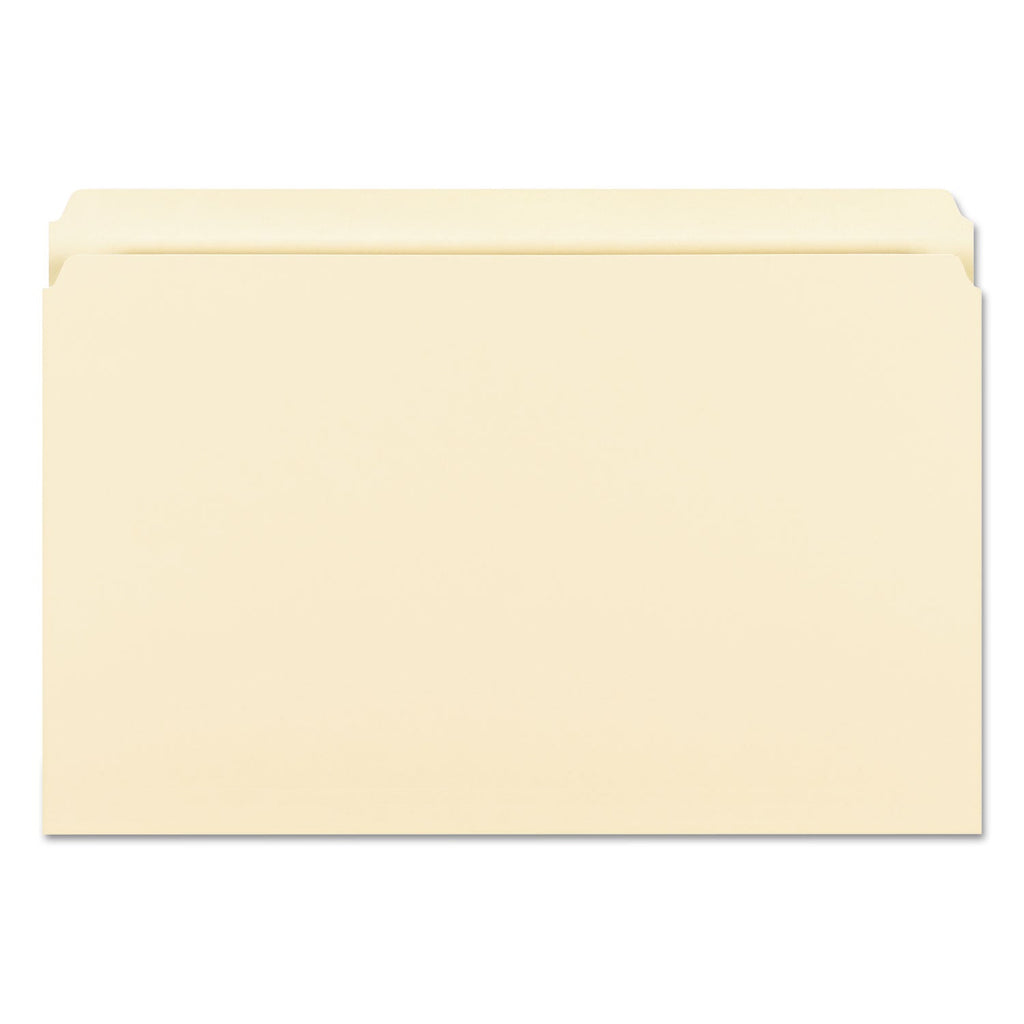 Smead Manila File Folders, Straight Tabs, Legal Size, 0.75" Expansion, Manila, 100/Box