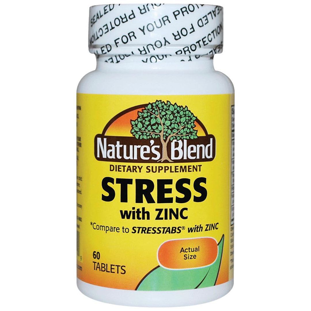 Nature's Blend Stress Formula with Zinc – Dietary Supplement