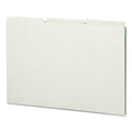 Smead Recycled Blank Top Tab File Guides, 1/3-Cut Top Tab, Blank, 8.5 x 14, Green, 50/Box