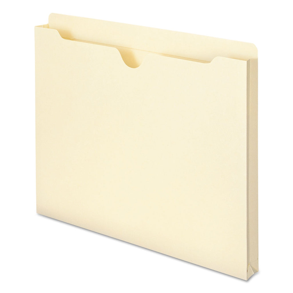 Smead Manila File Jackets, 2-Ply Straight Tab, Letter Size, Manila, 50/Box