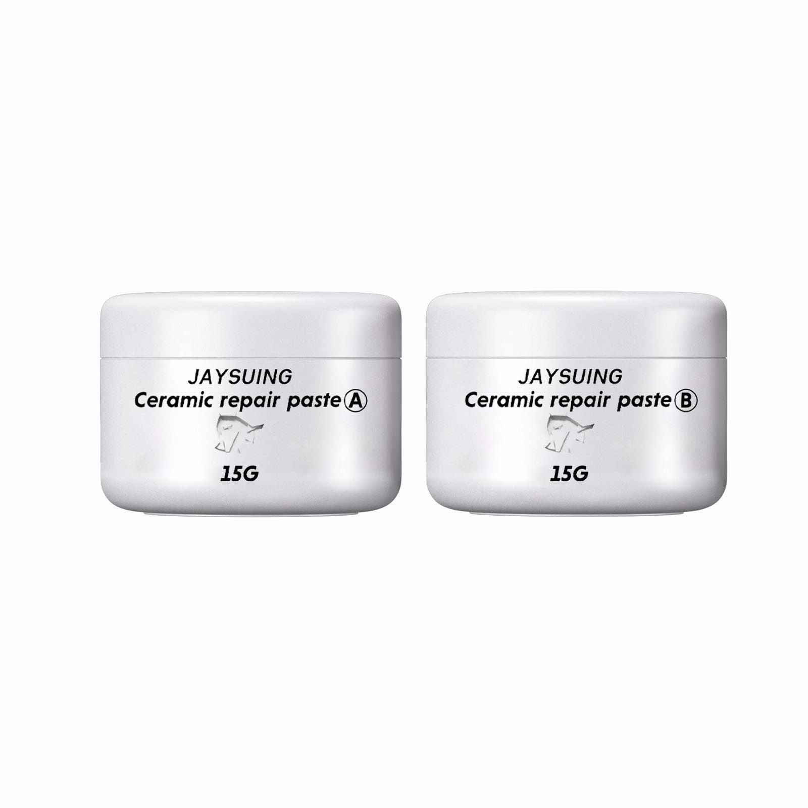 Jaysuing Tile repair agent ceramic paste tile glue adhesive toilet marble pit glaze repair agent