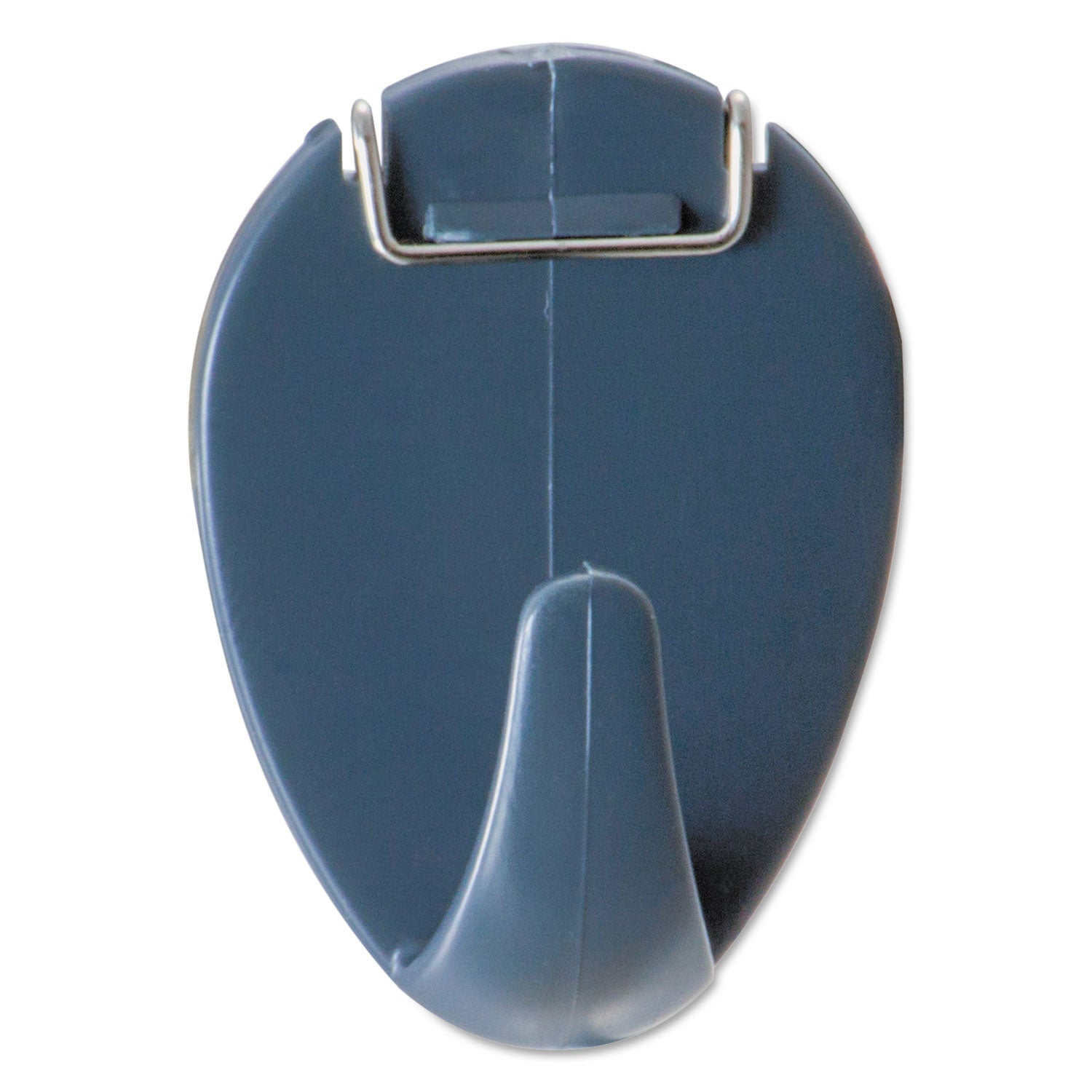 Universal Deluxe Recycled Cubicle Clip with Hook, 40 Sheet Capacity, Charcoal, 5/Pack