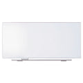 Iceberg Polarity Magnetic Porcelain Dry Erase White Board, 96 x 44, Aluminum Frame