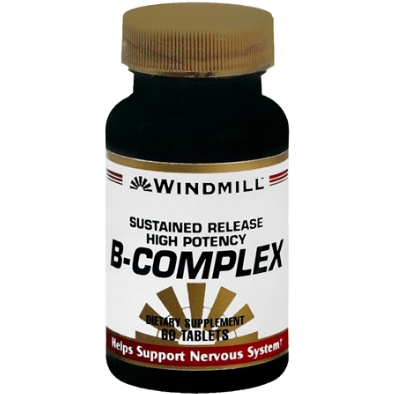 Windmill Vitamin B-Complex 50 Sustained Release Tablets 60Ct