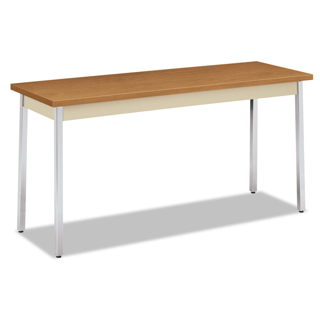 HON Utility Table, Rectangular, 60w x 20d x 29h, Harvest/Putty