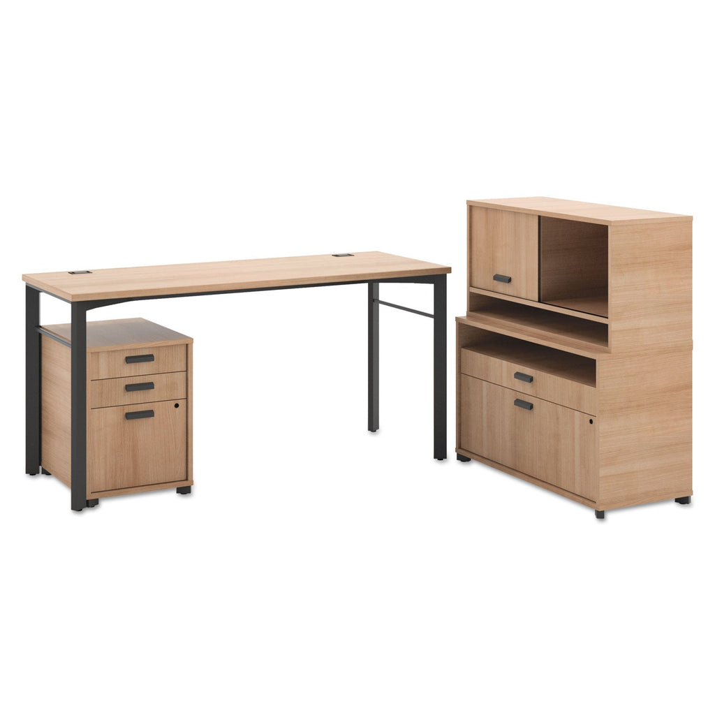 HON Manage Series Worksurface, 60" x 23.5" x 1", Wheat