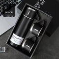 A cup of three-lid thermos cup portable fashion gift box set stainless steel cup