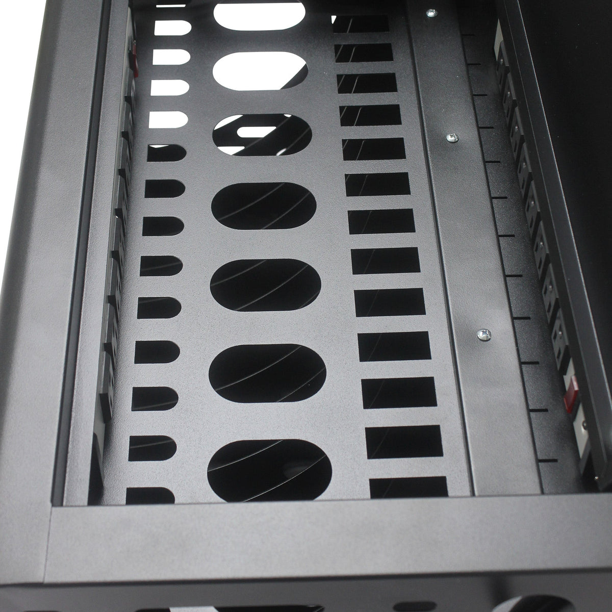 16 Bay Charging Cabinet for Laptop Chromebook Locking Charging Station-BLACK