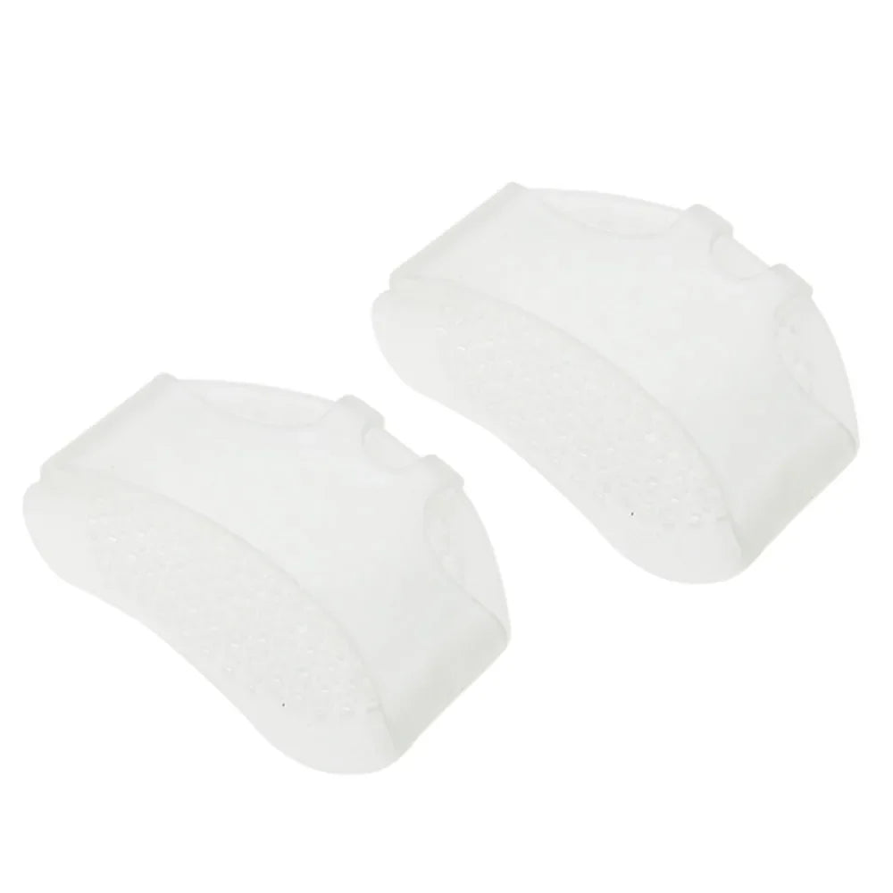 1Pair Silicone heel pad Soft Forefoot Half Yard Pads Invisible High Heel Shoes Slip Resistant Half Yard Pads Foot Care Tools