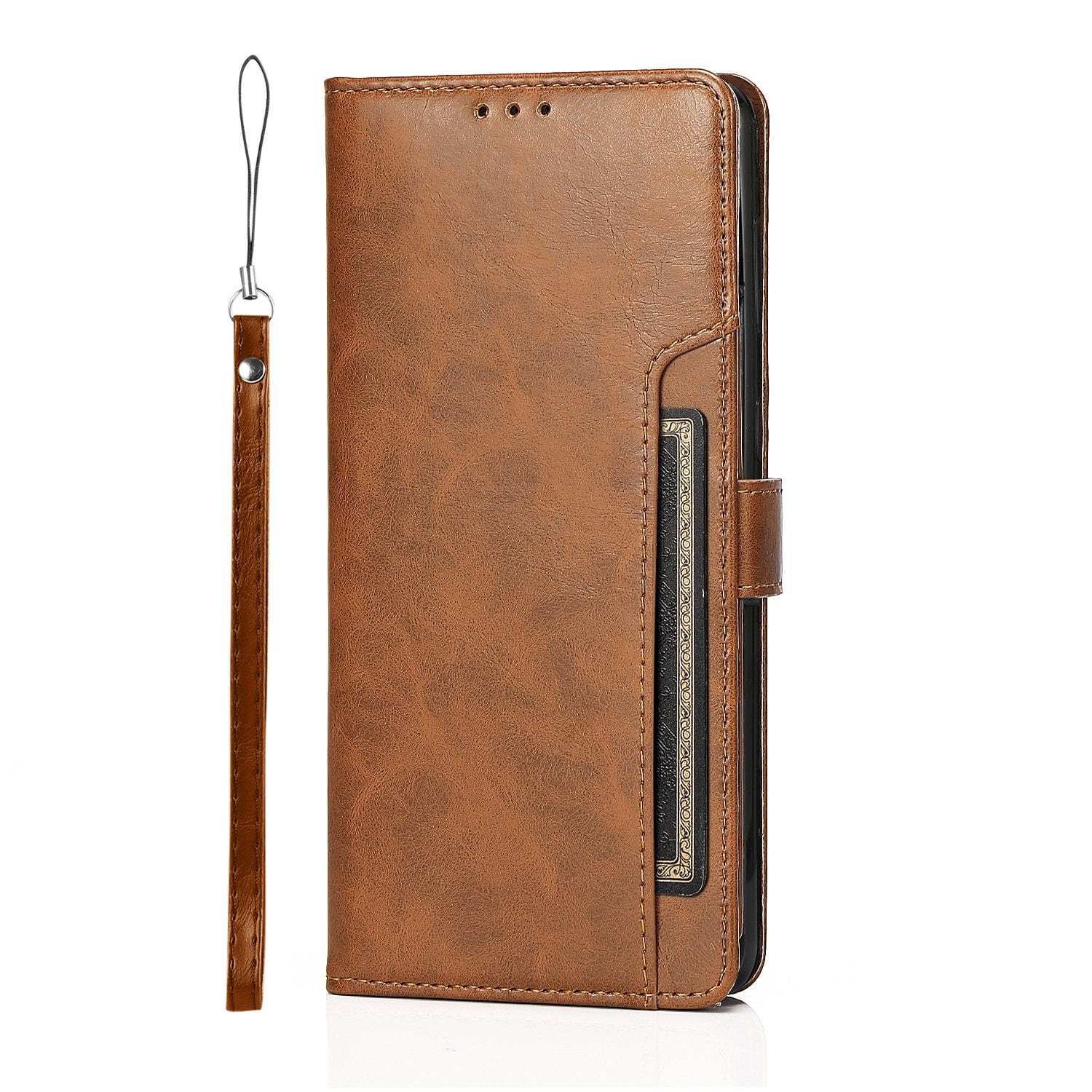 Indy Series Genuine Leather Wallet Case - Samsung Galaxy S23+