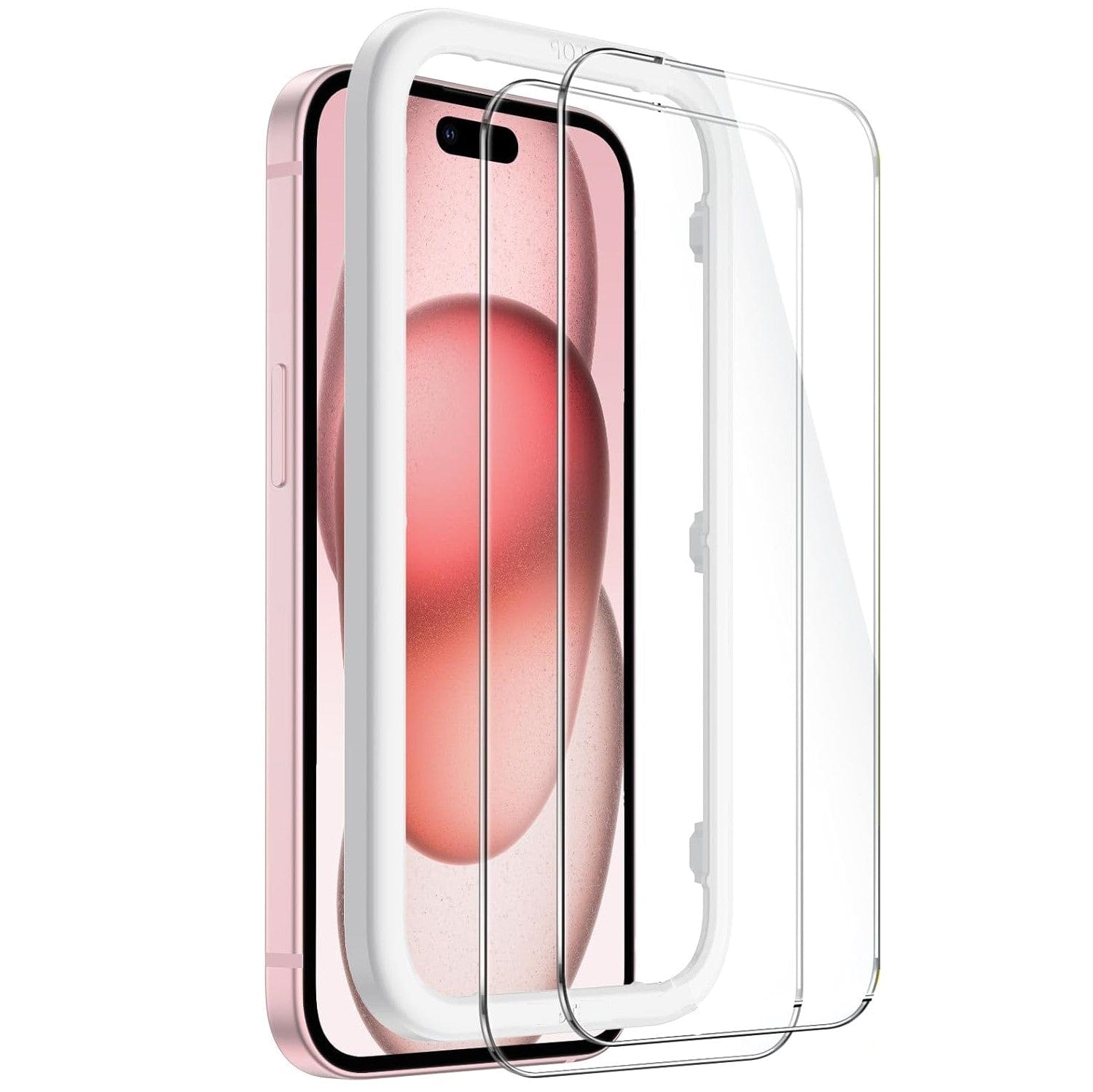 iPhone 15 Plus Tempered Glass Screen Protector - 2-Pack, Anti-Fingerprint | ZeroDamage
