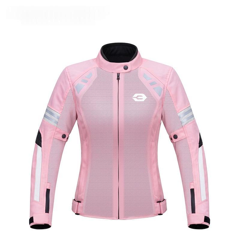 Womens Summer Mesh Breathable Motorcycle Jacket