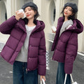 Womens Stylish Short Down Puffer Coat