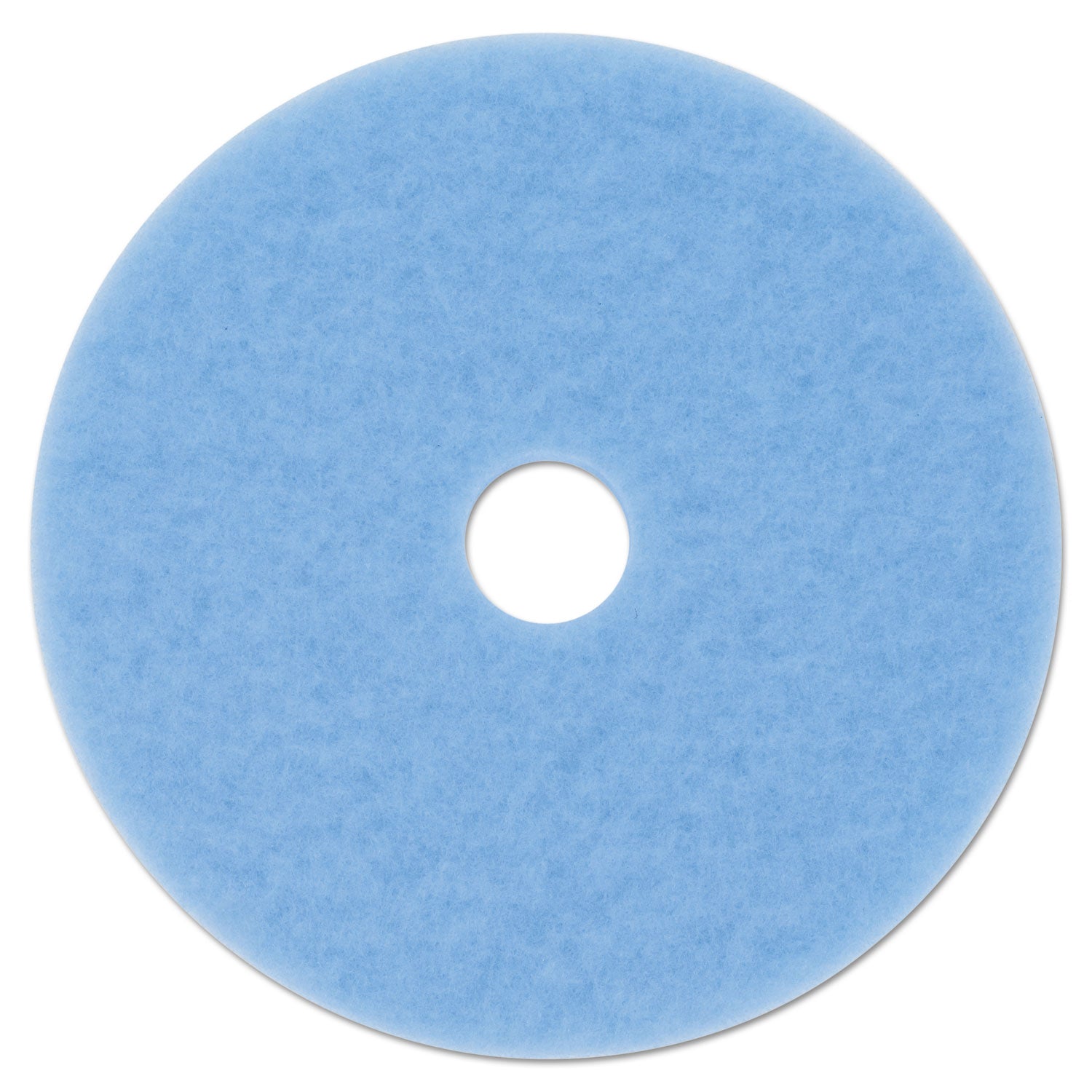 3M Hi-Performance Burnish Pad 3050, 20" Diameter, Sky Blue, 5/Carton