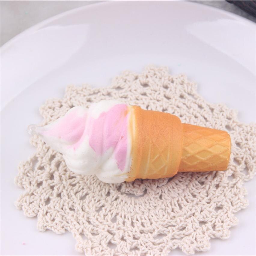 Ice Cream Slow-Rebound Squishy Squeeze Toy – Musical Pendant