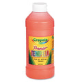 Crayola Premier Tempera Paint, Orange, 16 oz Bottle