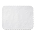 Hoffmaster Scalloped Edge Traymat, Bond Paper, White, 16.63 x 12.75, 1,000/Carton
