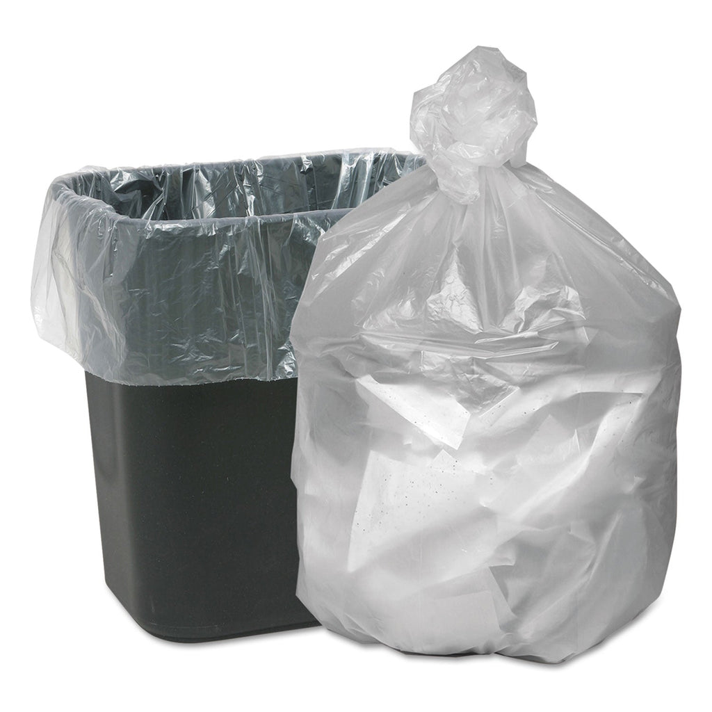 Good 'n Tuff Waste Can Liners, 16 gal, 6 microns, 24" x 31", Natural, 1,000/Carton