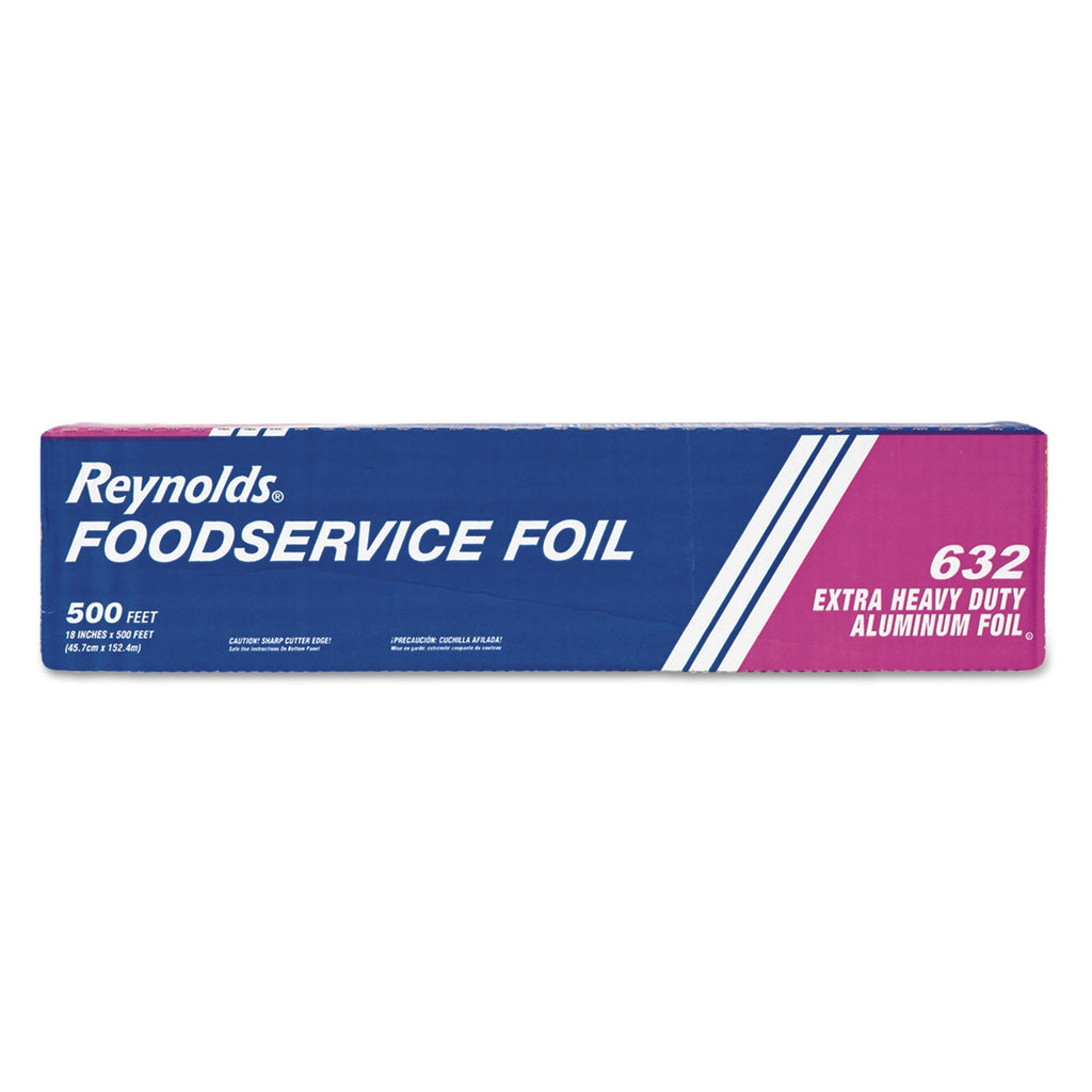 Reynolds Wrap Extra Heavy-Duty Aluminum Foil Roll, 18" x 500 ft, Silver