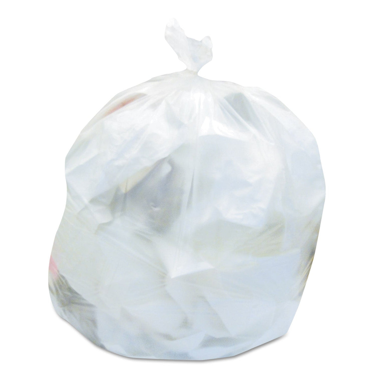 Heritage High-Density Waste Can Liners, 30 gal, 8 microns, 30" x 37", Natural, 500/Carton
