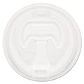 Dart Optima Reclosable Lid, Fits 12 oz to 24 oz Foam Cups, White, 100/Pack