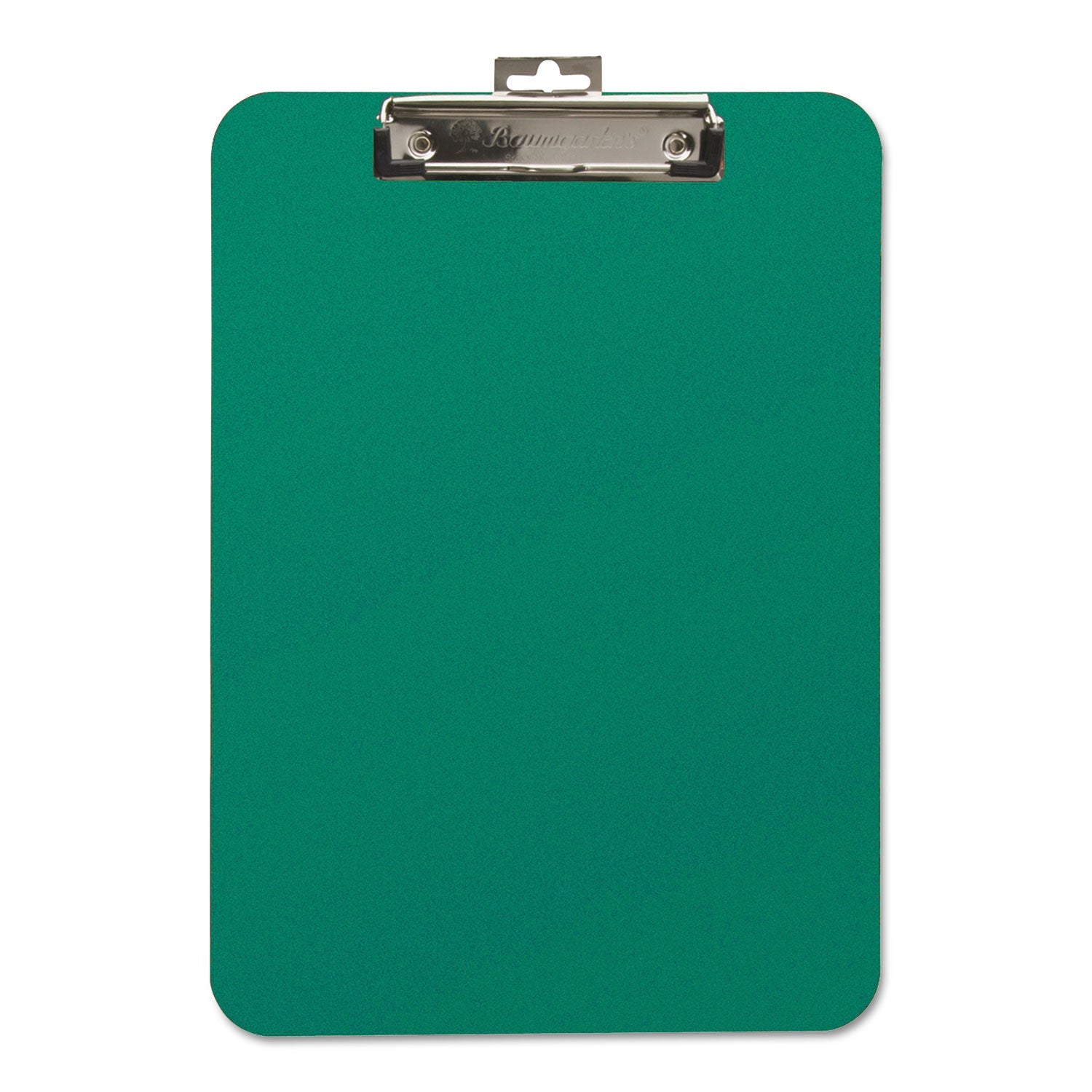 Mobile OPS Unbreakable Recycled Clipboard, 0.25" Clip Capacity, Holds 8.5 x 11 Sheets, Green