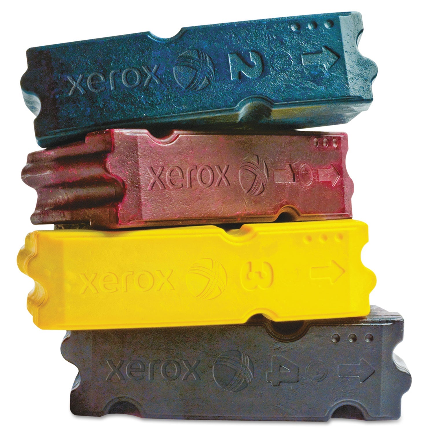 Xerox 108R00832 Solid Ink Stick, 40,000 Page-Yield, Black, 4/Box