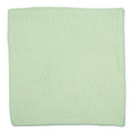 Rubbermaid Microfiber Cleaning Cloths, 16 x 16, Green, 24/Pack
