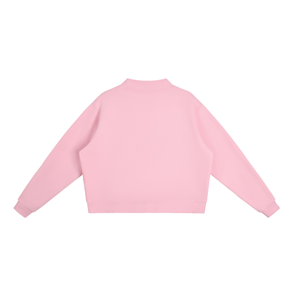 Loki & Ivy Essential Women's Fleece Mock-Neck Crew Sweatshirt