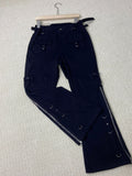 Low-rise Straight-leg Slimming Utility Trousers With A Zipper