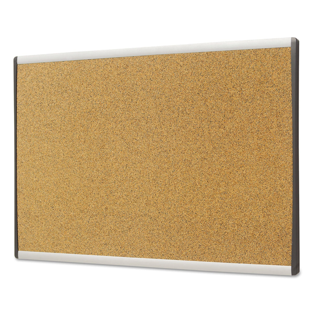 Quartet ARC Frame Cork Cubicle Board, 14 x 24, Tan, Aluminum Frame