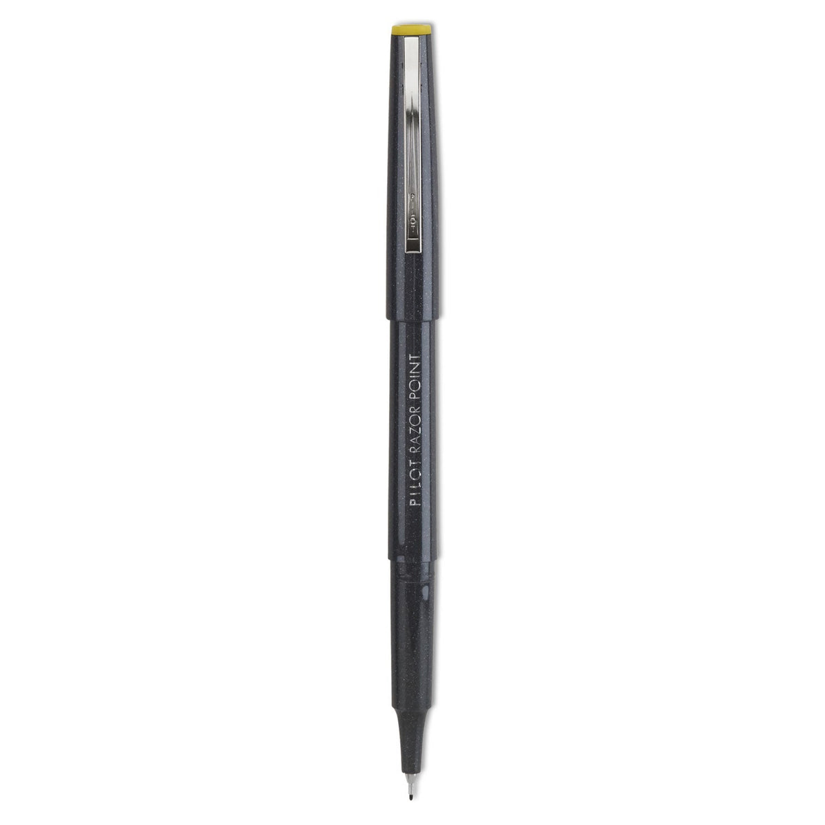 Pilot Razor Point Fine Line Porous Point Pen, Stick, Extra-Fine 0.3 mm, Black Ink, Black Barrel, Dozen