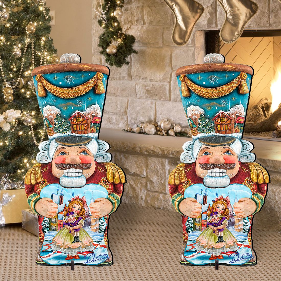 Old World Nutcracker Holiday Outdoor Decor by G. DeBrekht - Christmas Decor - 8116430F
