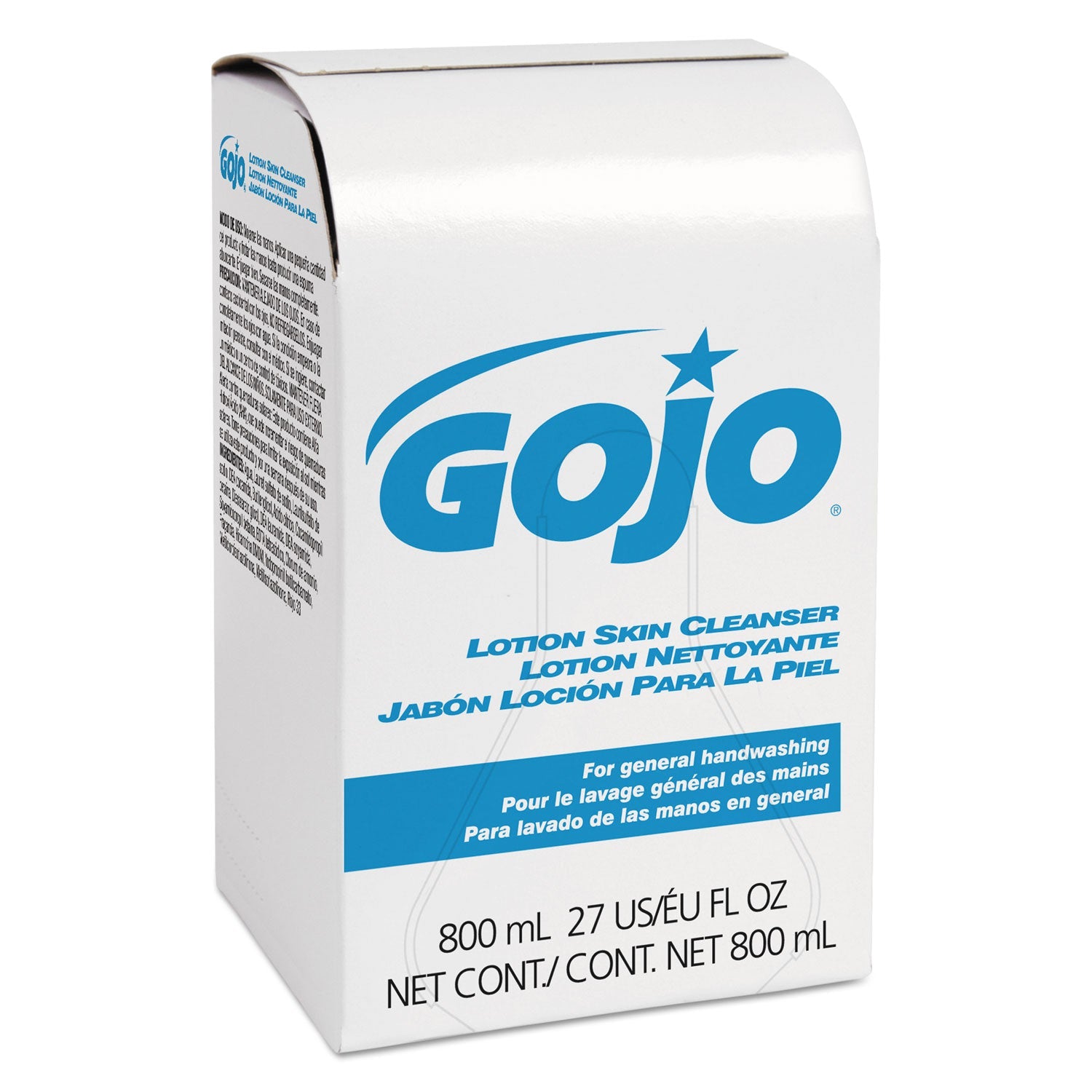 GOJO Lotion Skin Cleanser Refill, Liquid, Floral, 800 mL Bag