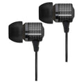ByTech Earbuds with Microphone, 4 ft Cord, Black