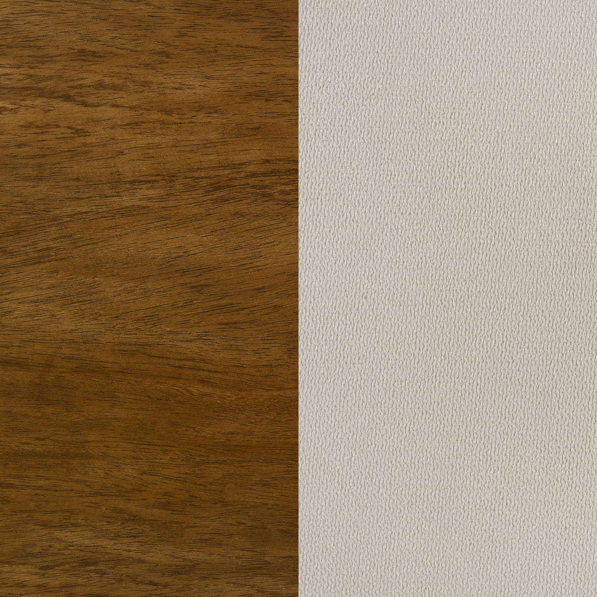 Adderley California King Wood Panel Bed Cream and Warm Brown